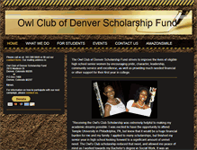 Tablet Screenshot of owl-club-of-denver-scholarship-fund.com